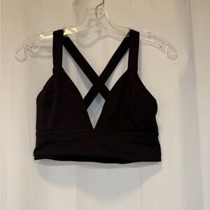 Lululemon Black Racerback Sports Bra